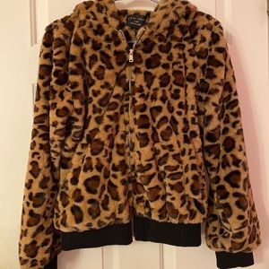 Cheetah zip up